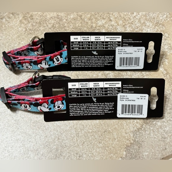 NWT Disney Minnie Mouse dog collar - Picture 4 of 5